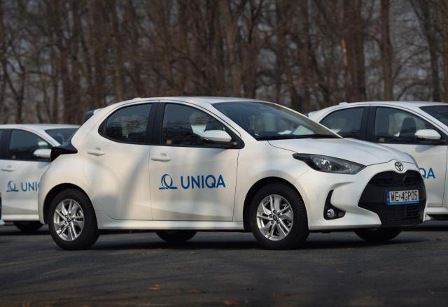 Hybrydowe Toyoty Yaris we flocie Uniqa