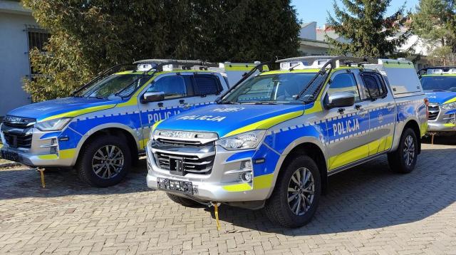 Isuzu D-Max we flocie policji 